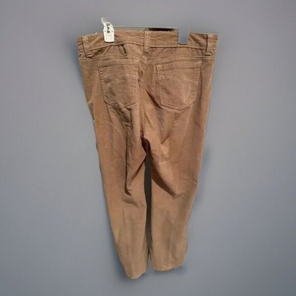 Gloria Vanderbilt Tan Corduroy Cords Pants Size 8 Regular Womens - Picture 4 of 5